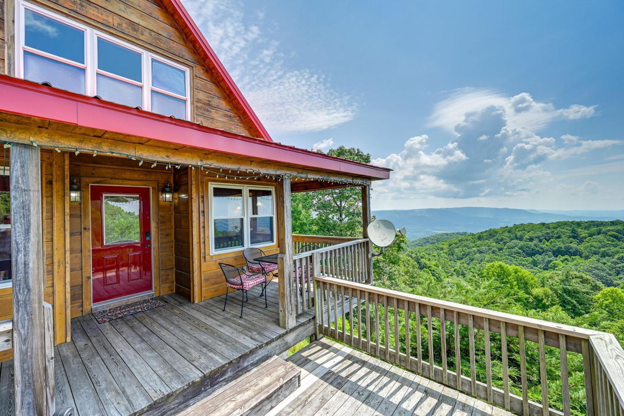 Warm And Cozy Cabin With Deck On Top Of The Blue Ridge Fancy Gap Zewnętrze zdjęcie